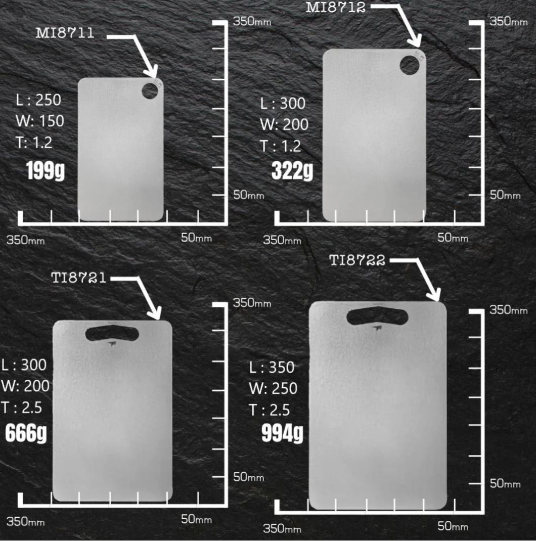 EDGEON™ - Tabla de Metal Alimentario de Alta Calidad